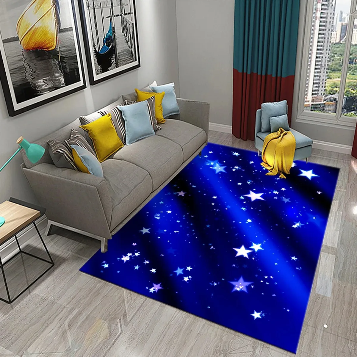 Yıldız Halı Uzay Galaxy Alan K - Galaxy Home Textiles incelemesi ve fiyatı