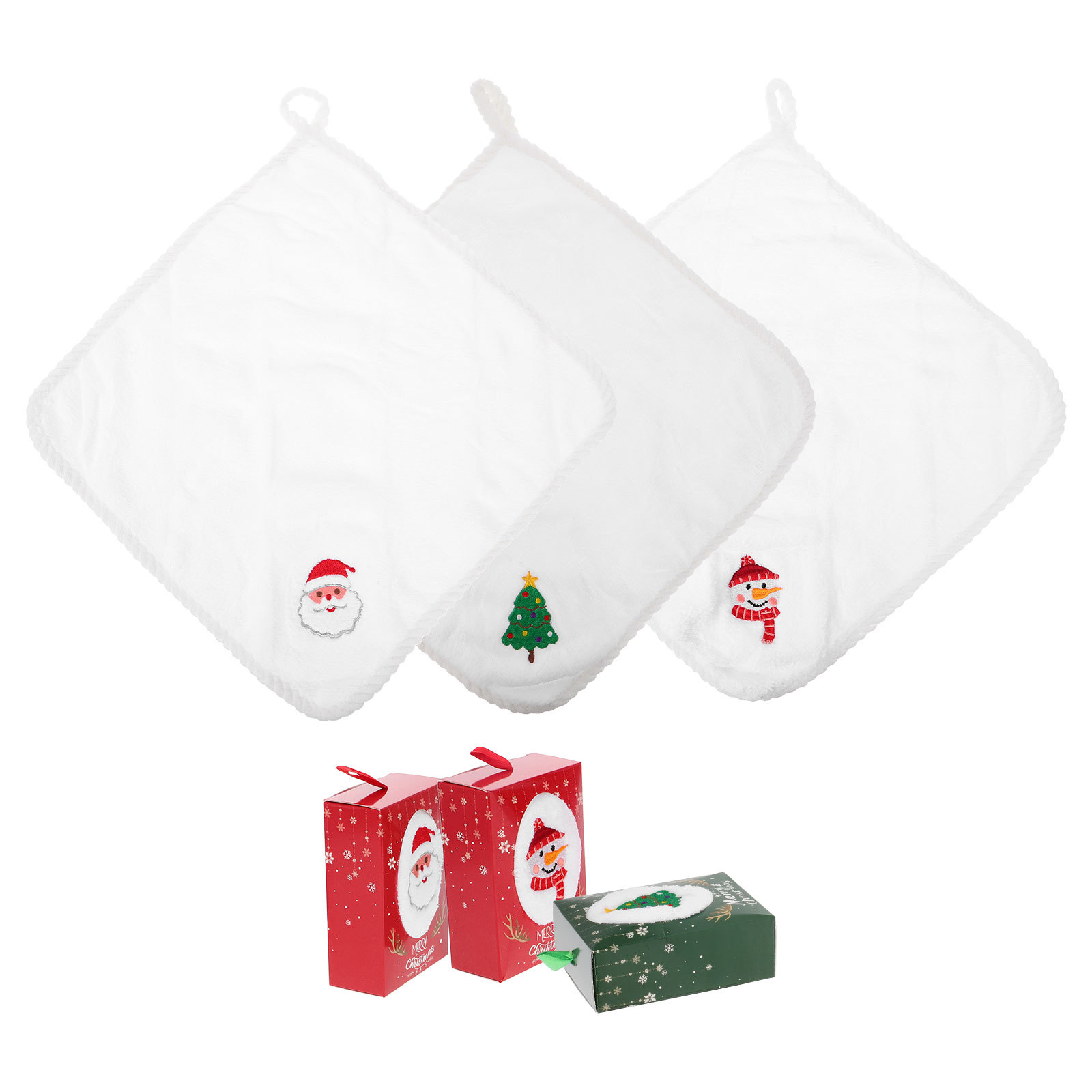 3 adet noel el havlusu seti ta - Home Textiles Towel Set incelemesi ve fiyatı