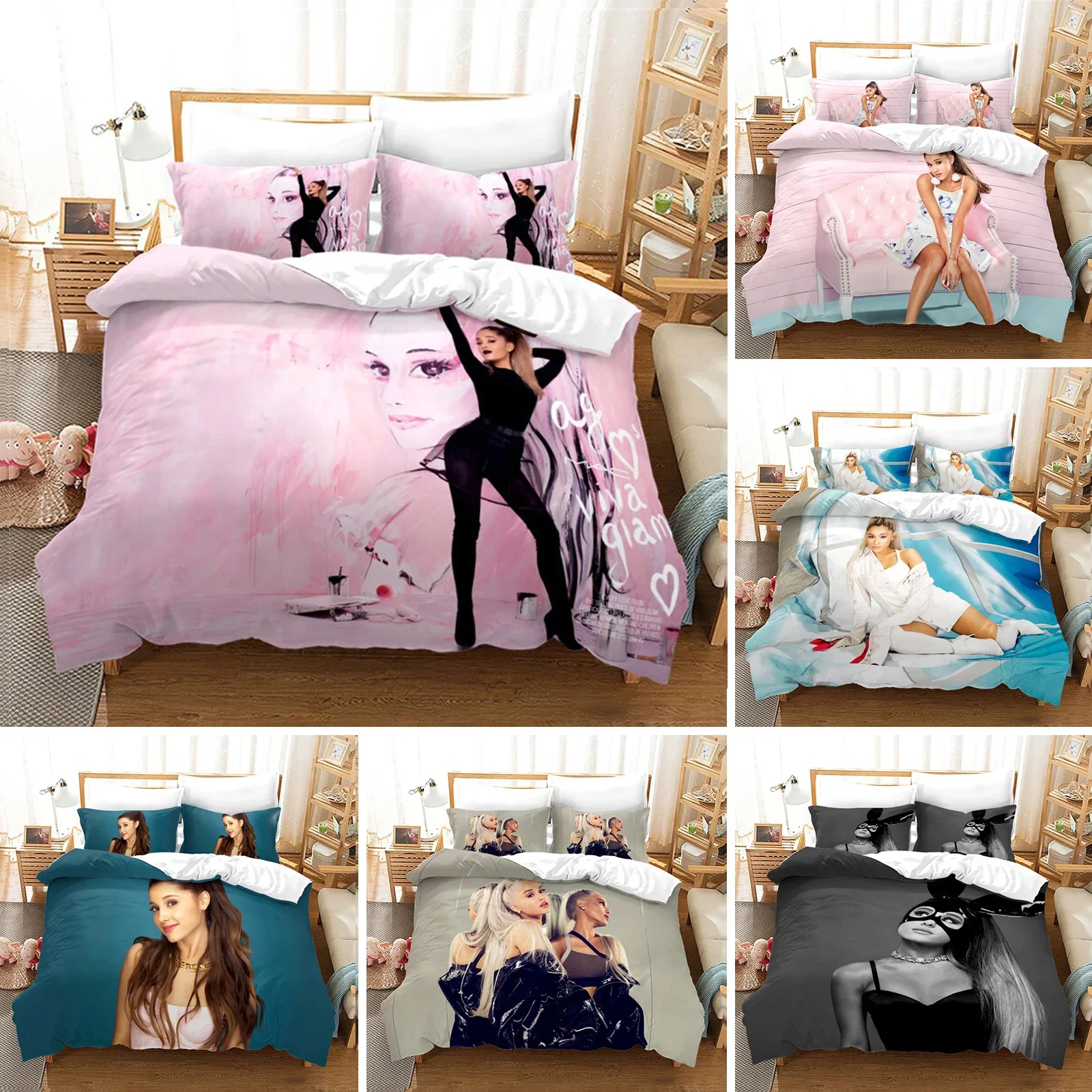 Moda Seksi Kız Ariana Grande 3 - Bed Sheet Microfiber incelemesi ve fiyatı