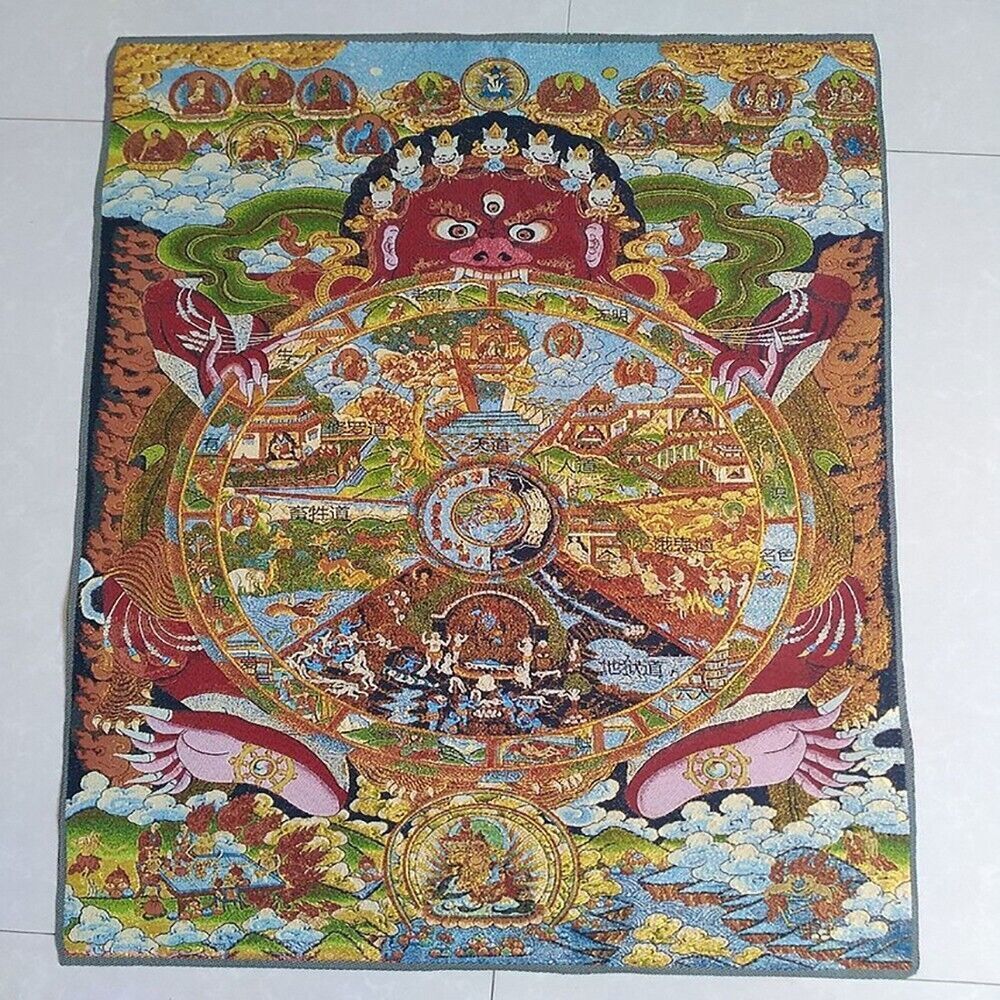 Budist Koruyucu İpek Tablo Ev  - Home Textiles China incelemesi ve fiyatı