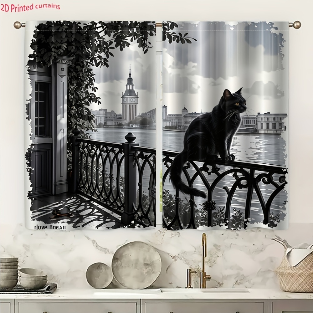 Siyah Kedi Perdesi, Londra Neh - Home Textiles London incelemesi ve fiyatı