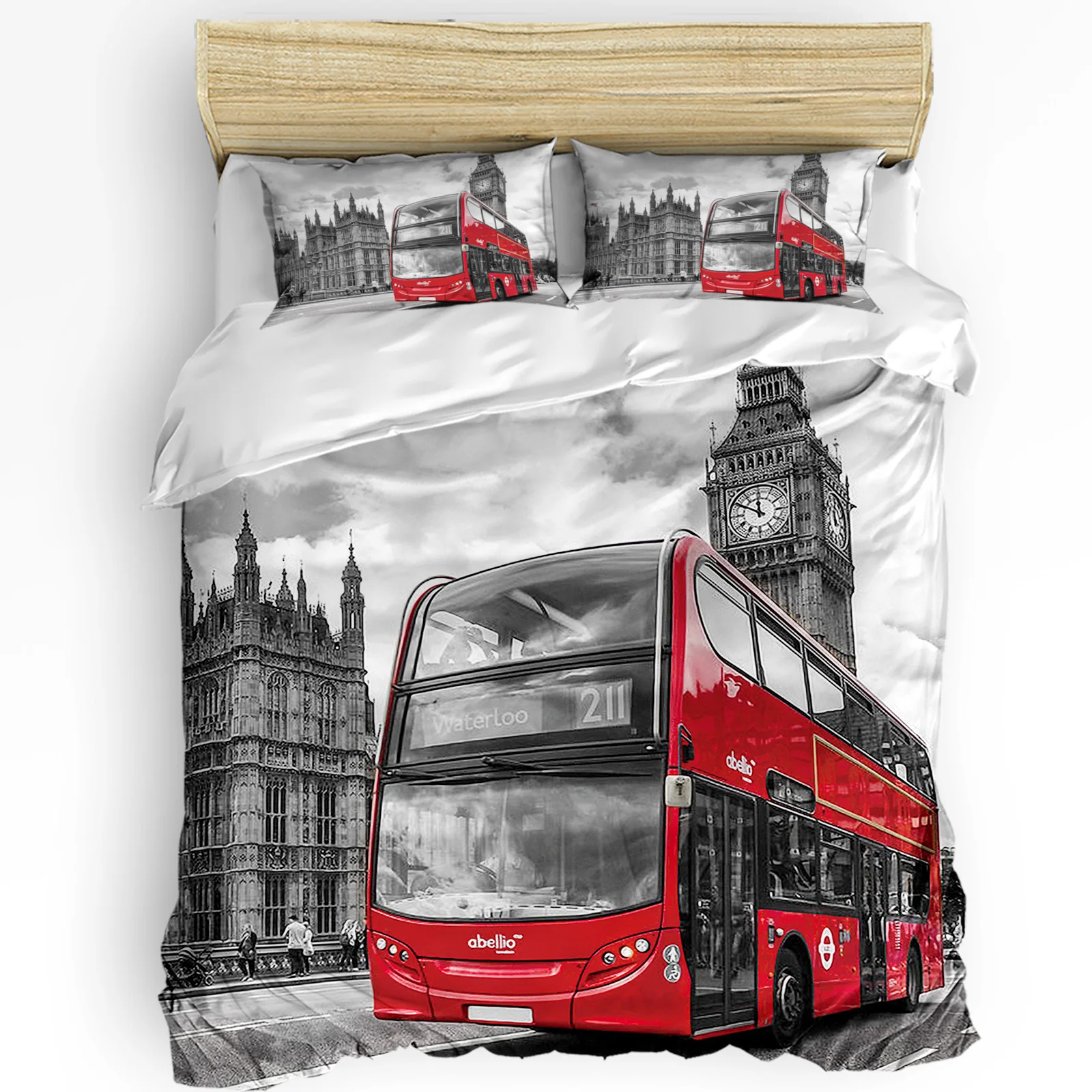 Londra Sokak Kırmızı Otobüs Bi - Home Textiles London incelemesi ve fiyatı