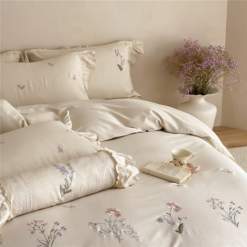 Lüks Çiçek Desenli Havlu Nakış - Home Textiles Towel Set incelemesi ve fiyatı