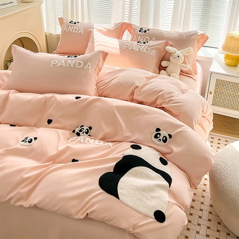 Kore Panda Havlu Nakışlı Yatak - Home Textiles Towel Set incelemesi ve fiyatı