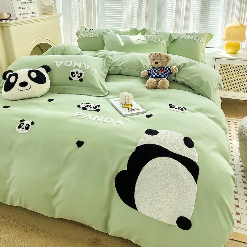 Kore Panda Havlu Nakışlı Yatak - Home Textiles Towel Set incelemesi ve fiyatı