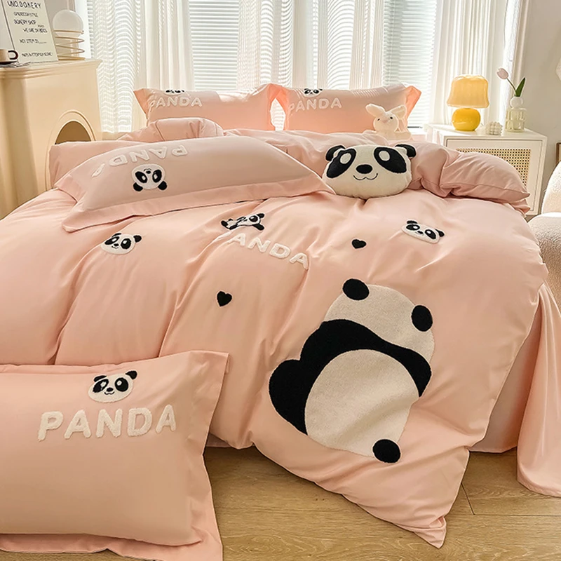 Kore Panda Havlu Nakışlı Yatak - Home Textiles Towel Set incelemesi ve fiyatı