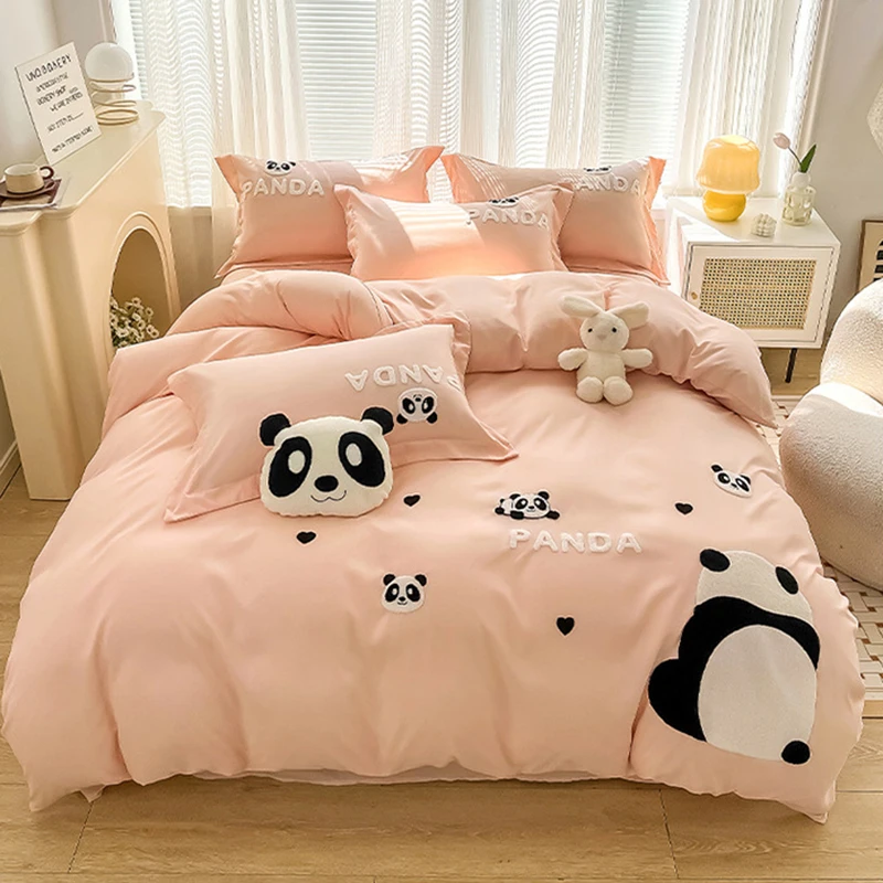 Kore Panda Havlu Nakışlı Yatak - Home Textiles Towel Set incelemesi ve fiyatı