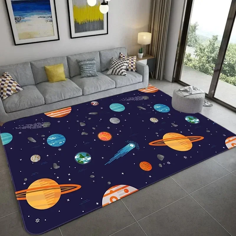 Karikatür Uzay Astronot Halı G - Galaxy Home Textiles incelemesi ve fiyatı