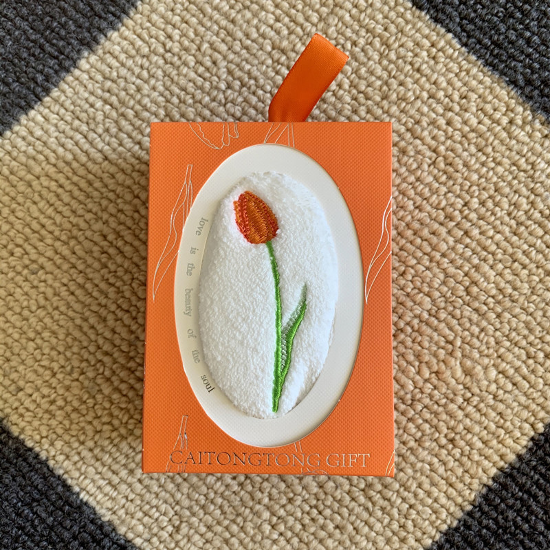 İşlemeli Lale Desenli Kare Hav - Home Textiles Towel Set incelemesi ve fiyatı