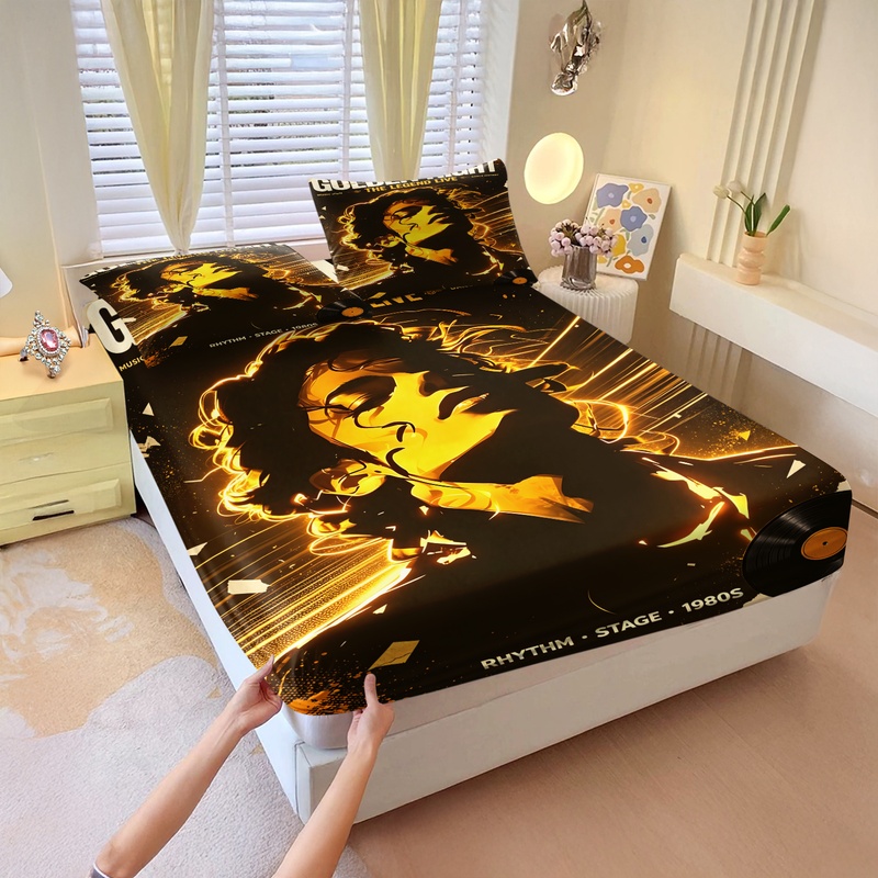 Pop İkonu Michael Jackson Bask - Fitted Sheet Deep incelemesi ve fiyatı