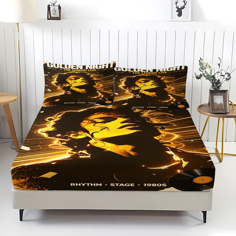 Pop İkonu Michael Jackson Bask - Fitted Sheet Deep incelemesi ve fiyatı