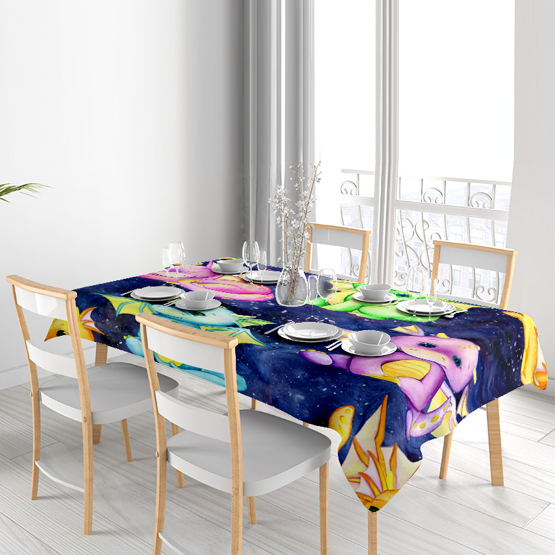 Canlı Galaxy Unicorn Masa Örtü - Galaxy Home Textiles incelemesi ve fiyatı