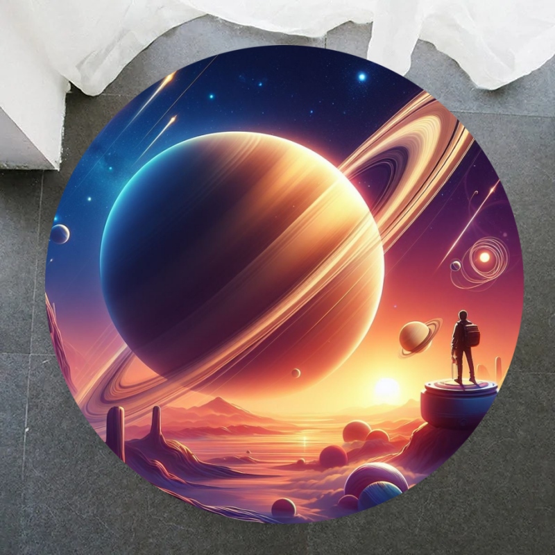 Galaxy Yuvarlak Halı Evren Uza - Galaxy Home Textiles incelemesi ve fiyatı